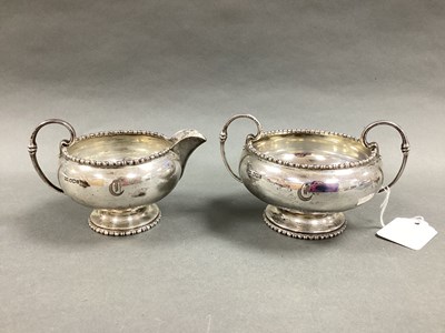 Lot 1 - Walker & Hall; A Hallmarked Silver Twin...