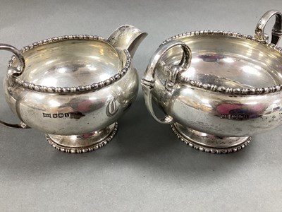 Lot 1 - Walker & Hall; A Hallmarked Silver Twin...