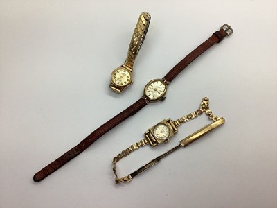 Lot 195 - Rotary; A 9ct Gold Cased Ladies Wristwatch,...
