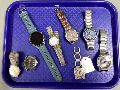 Lot 153 - A Collection of Gent's Wristwatches and Parts,...