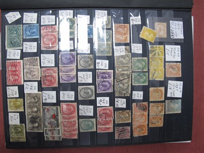 Lot 329 - Stamps; A stockbook containing a collection of...