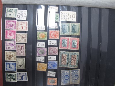 Lot 328 - Stamps; A stockbook containing a World stamp...