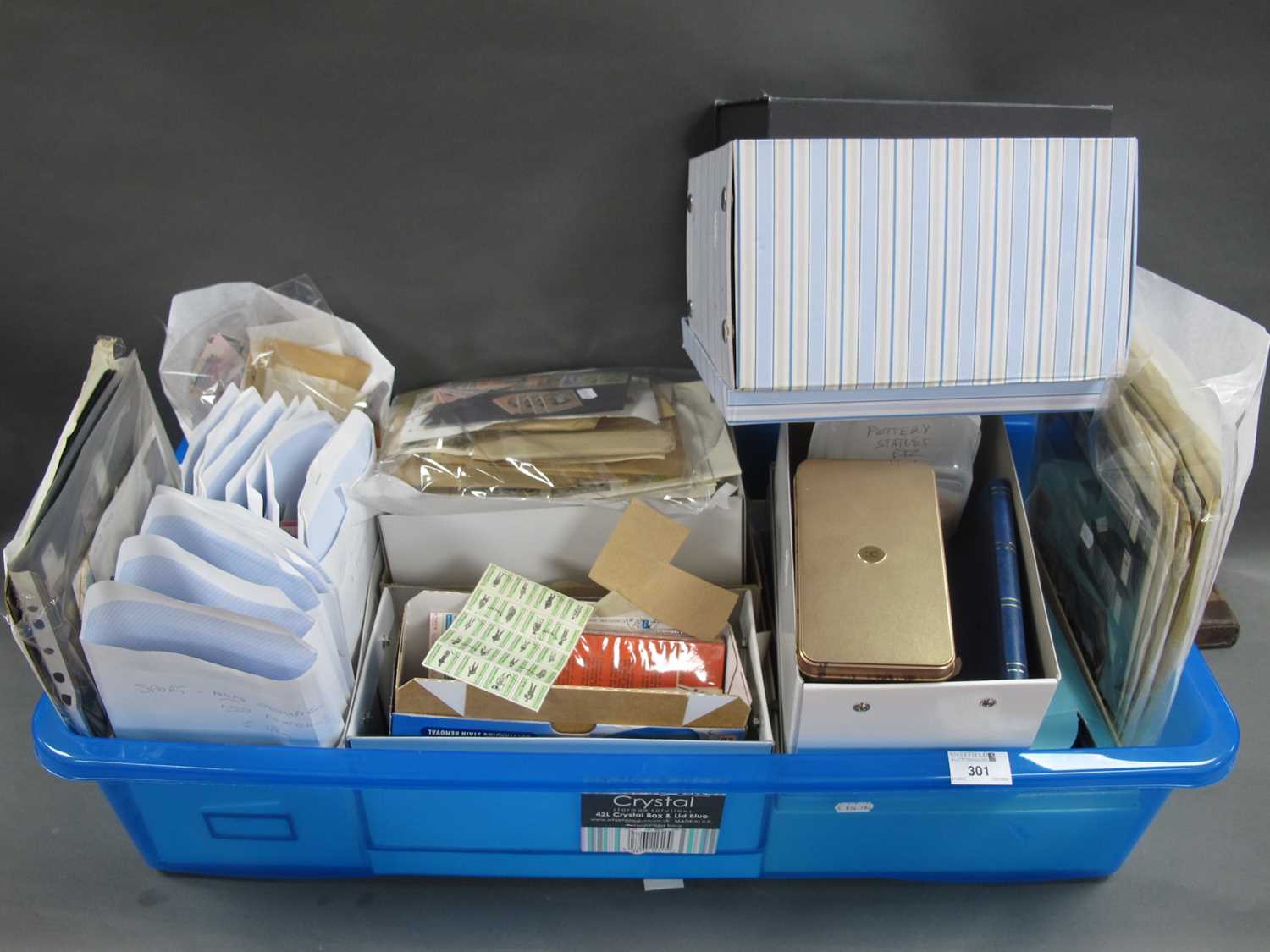 Lot 301 - Stamps; A Large sorter tub of World stamps,...