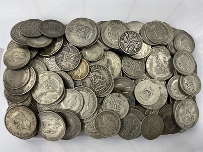 Lot 559A - Large Collection Of GB Pre 1947 Silver Coins,...