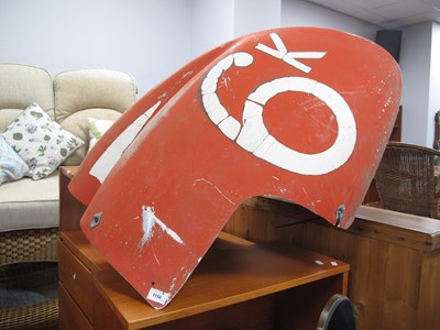 Lot 1156 - Automobilia - Rear Body Cowl of a Racing Car...