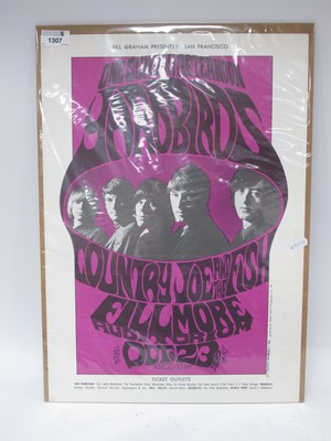 Lot 1307 - Yardbirds Fillmore and Auditorium Poster...