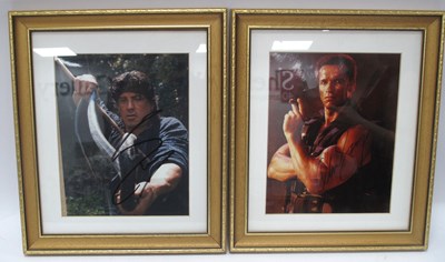 Lot 1286 - Arnold Schwarzenegger and Sylvester Stallone...