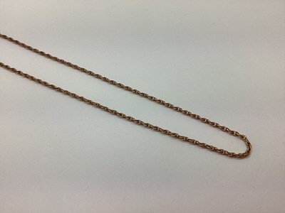 Lot 87 - A Ropetwist Link Chain, approximately 41cm...