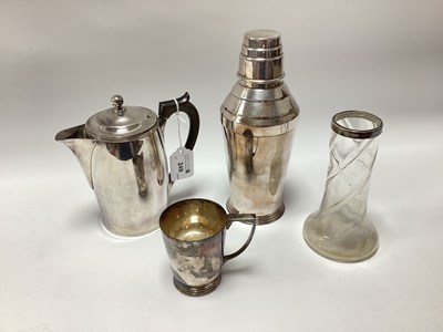 Lot 249 - Georgian Matthew Boulton Plated Coffee Pot,...