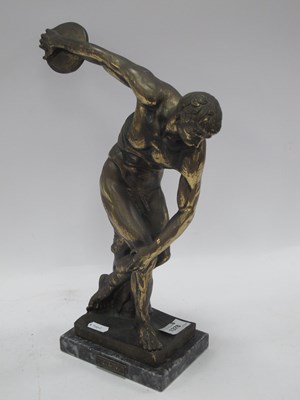 Lot 1378 - A 20th-century brass Grand Tour-style figure...