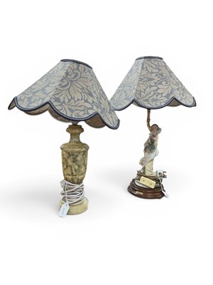 Lot 1508 - Two vintage table lamps, comprising a...