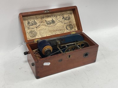 Lot 1294A - Improved Patent Magneto - Electric machine for...