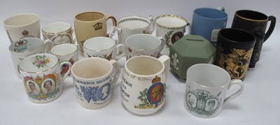 Lot 1161 - Commemorative Ware Mugs including Bevy...