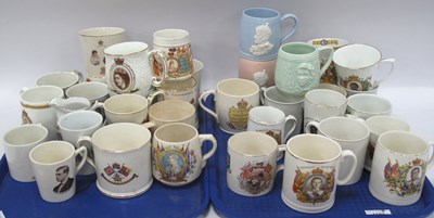Lot 1183 - Commemorative Ware Mugs including Doulton,...