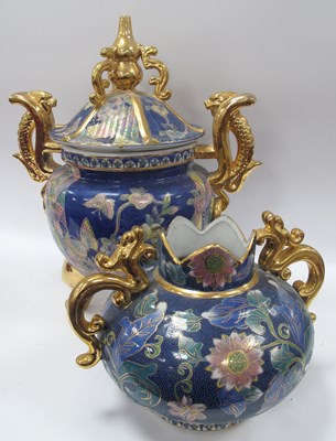Lot 1173 - A pair of late 20th-century Satsuma-style...