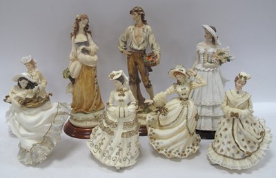 Lot 1216 - Eight mid-to-late 20th-century resin and...