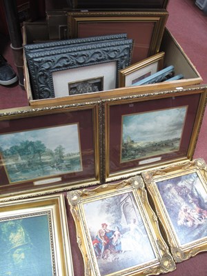 Lot 1119 - Quantity of framed prints, including assorted...