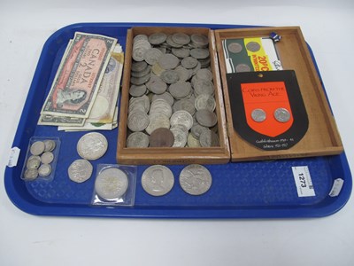 Lot 1273 - Collection Of Coins And Banknotes, includes a...
