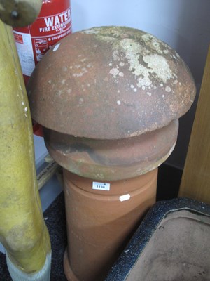 Lot 1138 - Terracotta Chimney Pot, with detachable...