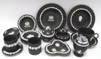 Lot 1165 - Wedgwood Black Jasper Ware City of London and...