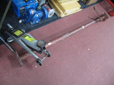 Lot 1147 - Acro Style Building Prop. Hydraulic trolly...