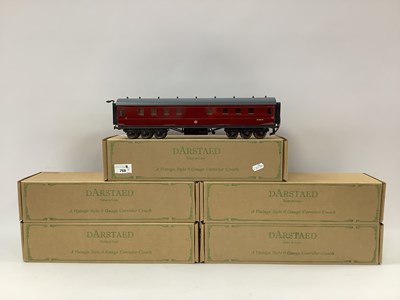 Lot 768 - Five boxed Darstaed 0 gauge "BR II" (ex-LMS)...