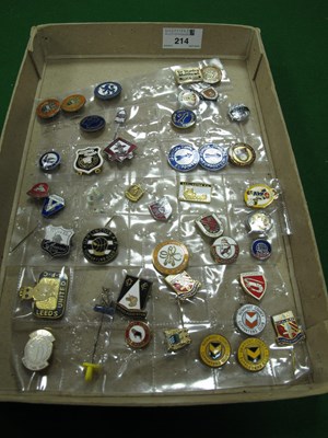 Lot 214 - Football Lapel Badges, to include Supporters...
