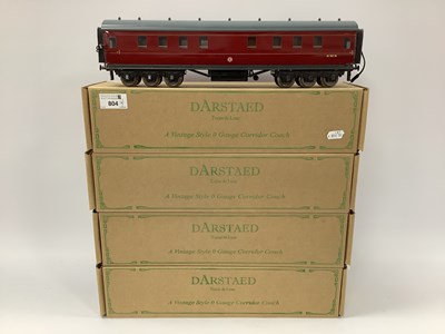 Lot 804 - Four boxed Darstaed 0 gauge "BR II" (ex-LMS)...