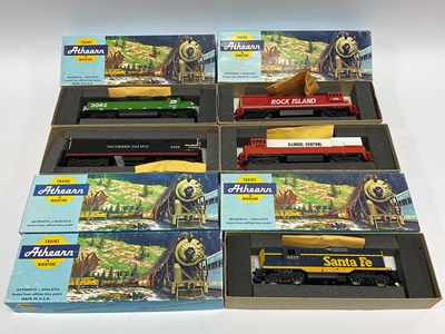 Lot 598 - Five HO Gauge American Outline Diesel...