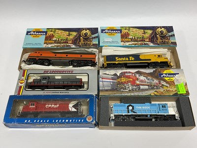 Lot 537 - Five HO Gauge American Outline Diesel...
