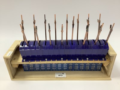 Lot 813 - A scratch-built large scale lever-frame with...