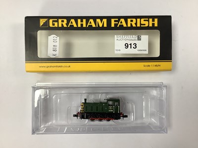 Lot 913 - A boxed Graham Farish N gauge Class 03 diesel...
