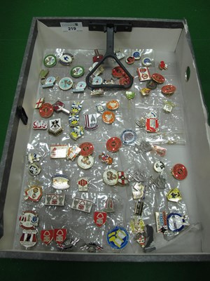 Lot 219 - Football Lapel Badges, including Manchester...