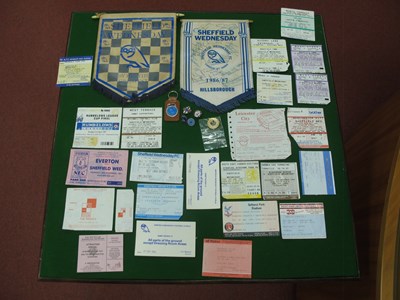 Lot 159 - Sheffield Wednesday 1986-7 Pennant bearing...