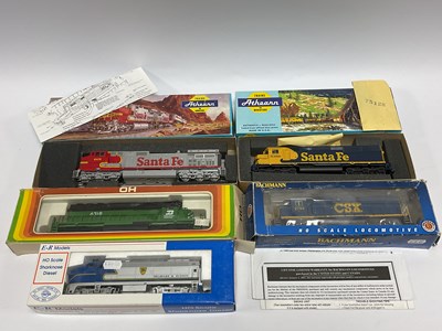 Lot 575 - Five HO Gauge Outline American Diesel...