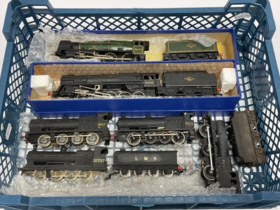Lot 544 - Six kit-built 00 gauge locomotives: a 9F...