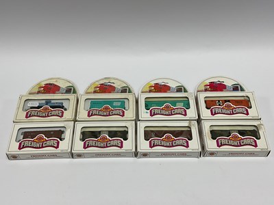 Lot 539 - Eight Bachmann N Scale Freight Cars. Playworn,...