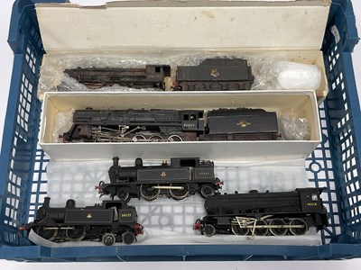 Lot 597 - Five kit-built 00 gauge locomotives: a 9F 2-10-...