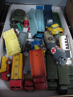 Lot 386 - A quantity of Mid XX Century diecast vehicles...