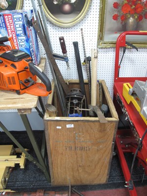 Lot 1143 - Tools - Sash Clamps, 7lb splitting wedge maul,...