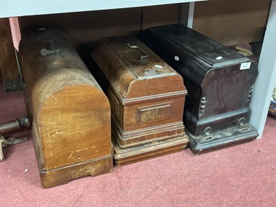 Lot 1408 - Sewing Machines - 'White Peerless', 'Singer'...