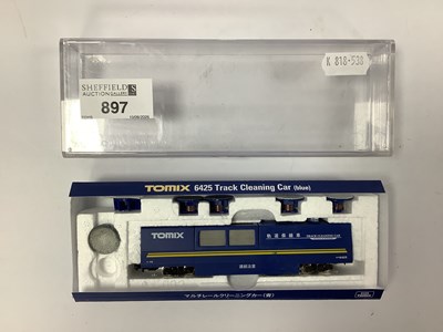 Lot 897 - A Tomix 'N' Gauge 6425 Track Cleaning Car. One...
