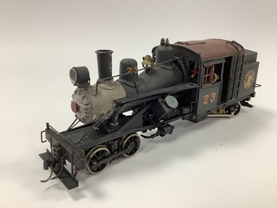 Lot 881 - An kit/scratch-built 0n30 Shay-type 0-4-4-0...