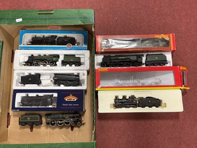 Lot 380 - Seven 00 gauge locomotives: a boxed Airfix 4F...