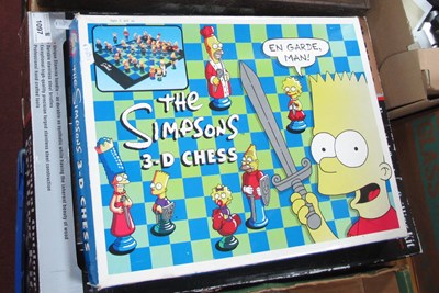 Lot 1097 - Simpsons 3D Chess Set. Barbecue set (2)