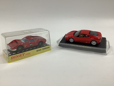 Lot 878 - Original Dinky #216 Dino Ferrari, red body,...