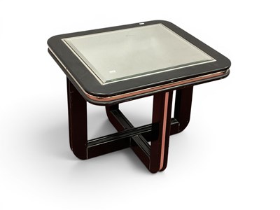 Lot 1516 - Art Deco Style Ebonzied Coffee Table with...