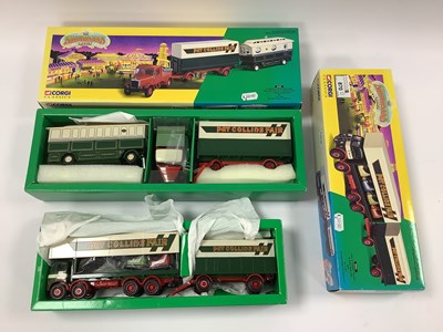 Lot 870 - Two Corgi Classics The Showmans Rage, Pat...