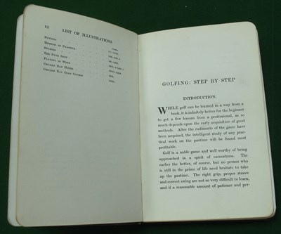 Lot 100 - Golf - Golfing Step by Step by J. McAndrew...