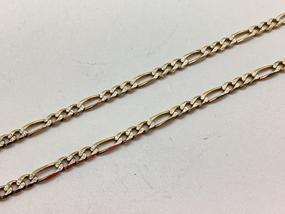 Lot 86 - A Bi-Colour Flat Curb Link Chain, alternate...